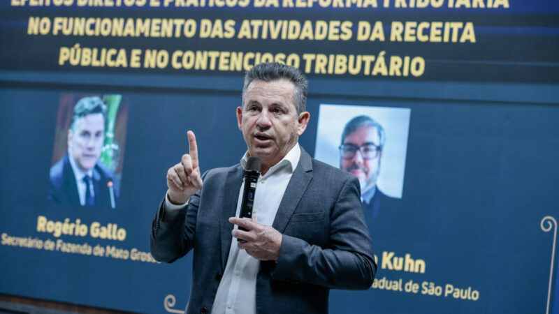 Mauro Mendes alerta sobre queda na arrecadação e defende cautela no controle dos gastos públicos