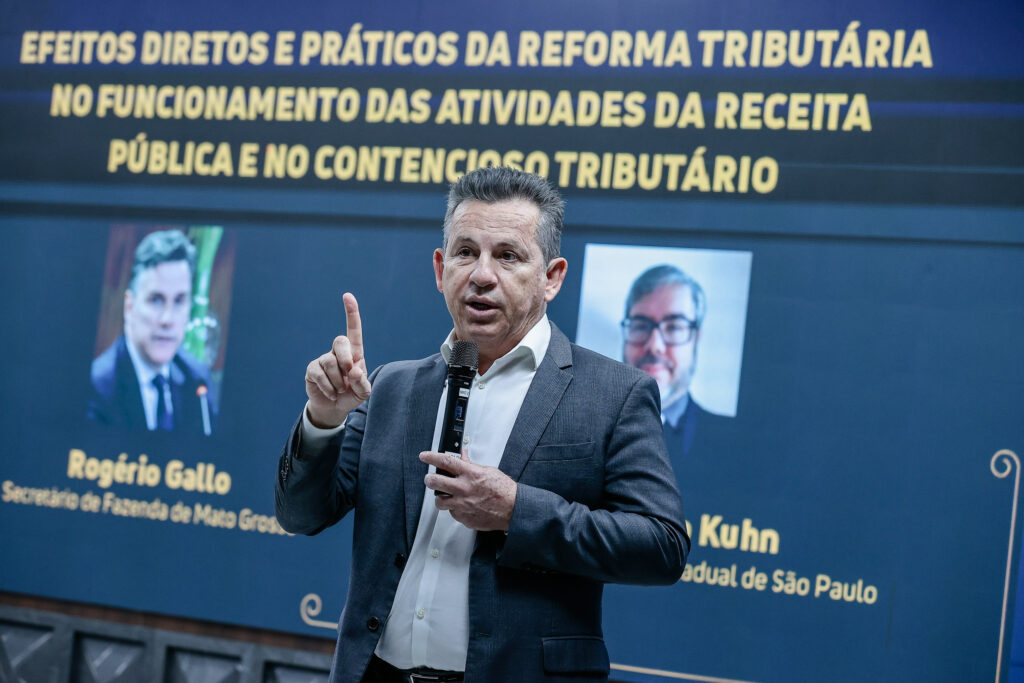 Mauro Mendes alerta sobre queda na arrecadação e defende cautela no controle dos gastos públicos