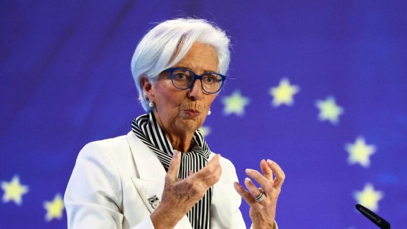 Lagarde diz ver Europa em crise existencial diante de economia global