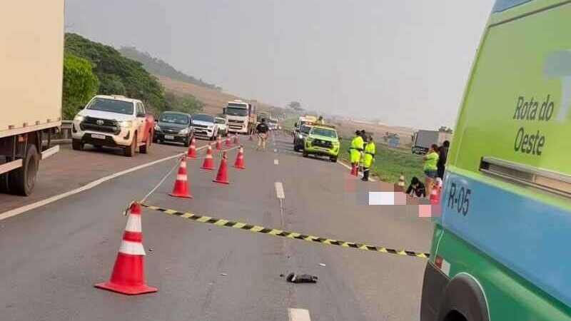 Mulher morre atropelada por carreta nesta madrugada deste sábado (28) na BR 163 – Jornal Advogado – Em Mato Grosso