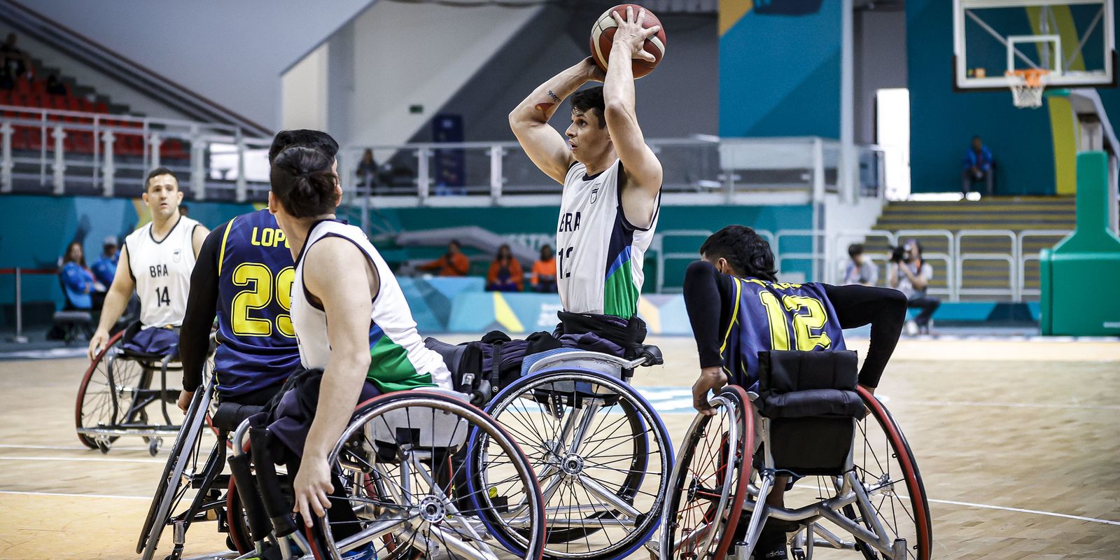 Seleção de basquete em cadeira de rodas estreia no Sul-Americano