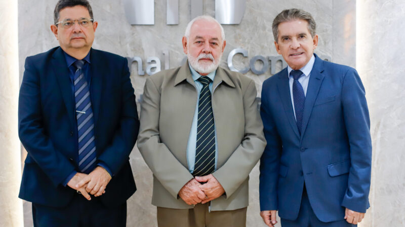 Sérgio Ricardo recebe presidente eleito do TJMT e reforça parceria institucional pelo fim das desigualdades