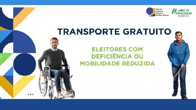 Transporte gratuito para eleitores com deficiência está garantido em 90 municípios de Mato Grosso – Jornal Advogado – Em Mato Grosso