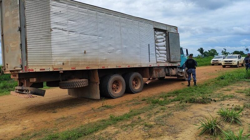 Sema e PM deflagram operação em reserva extrativista de MT e apreende caminhão com sementes de capim – Jornal Advogado – Em Mato Grosso