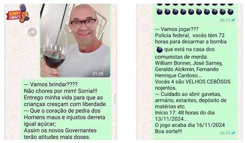 VÍDEO mostra ação de BOLSONARISTA no STF o principal alvo era MORAES