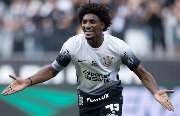 O Corinthians quer contar com o jovem atacante Talles Magno até o final de 2025