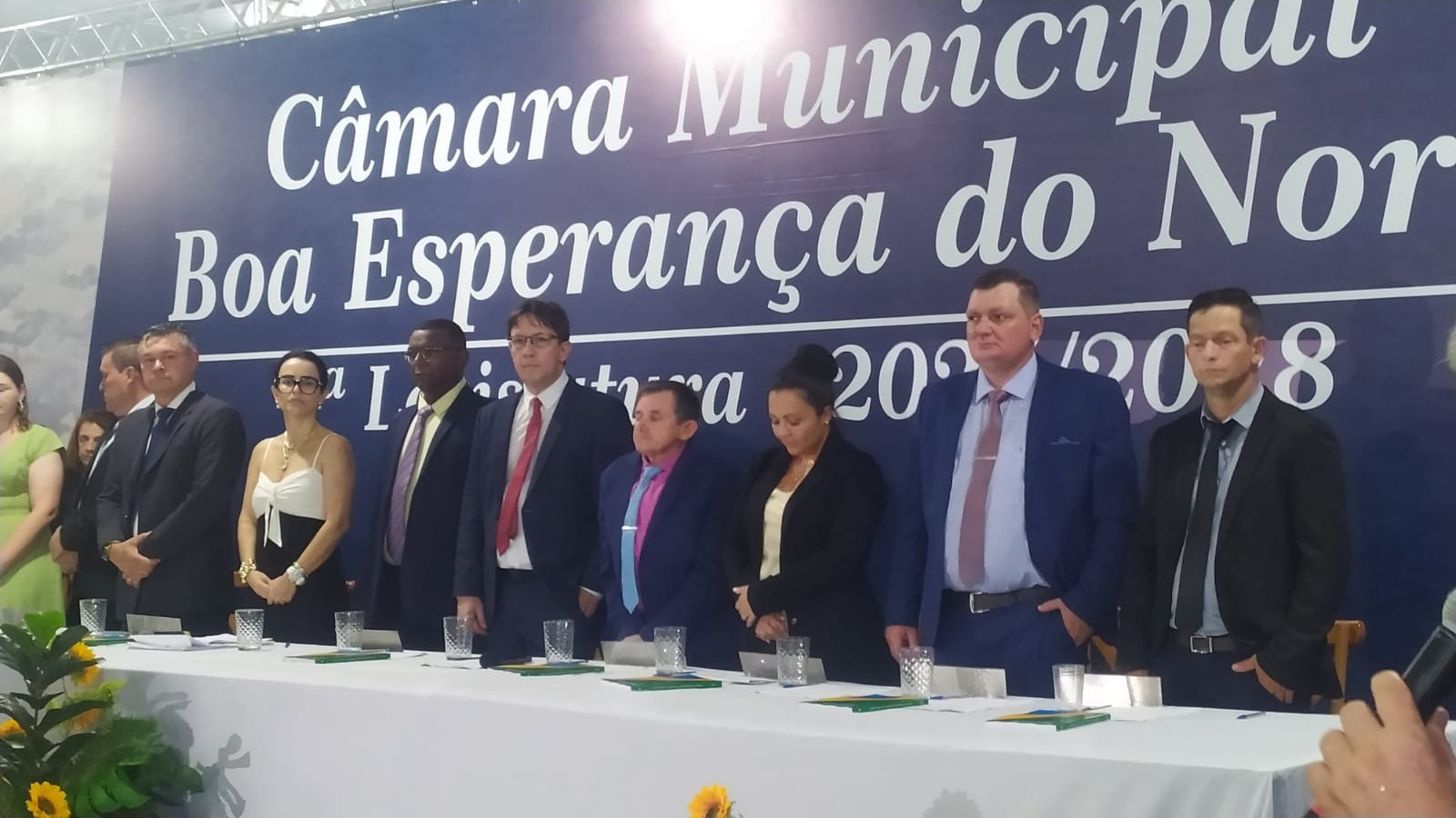 PRESIDENTE DA ACT/MT PARTICIPA DA POSSE DO 1º PREFEITO DE BOA ESPERANÇA DO NORTE