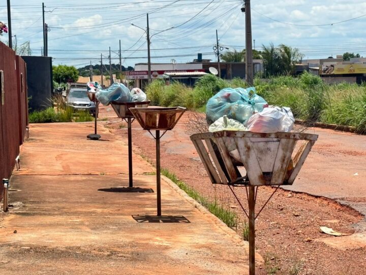 Coleta irregular gera acúmulo de lixo nas ruas e problemas em bairros de Cuiabá; fotos e vídeos