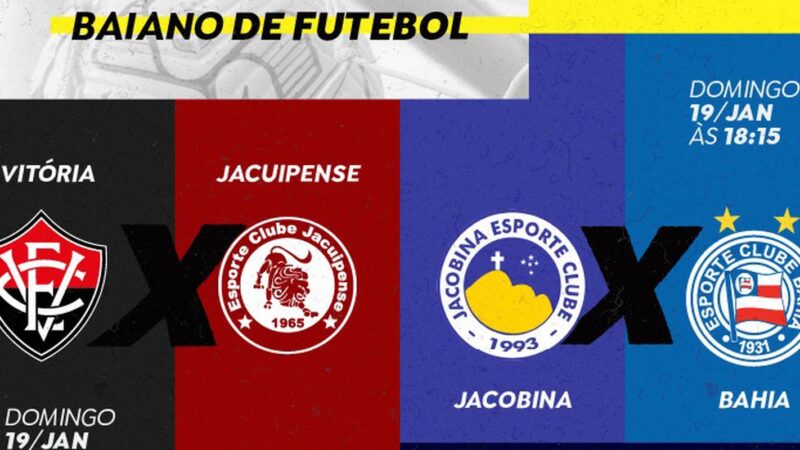 Dois jogos do Campeonato Baiano serão transmitidos pela TV Brasil