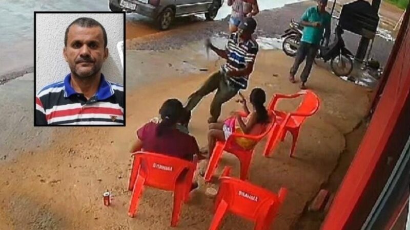 Homem que matou esposa que segurava a filha no colo é preso em matagal horas após o crime