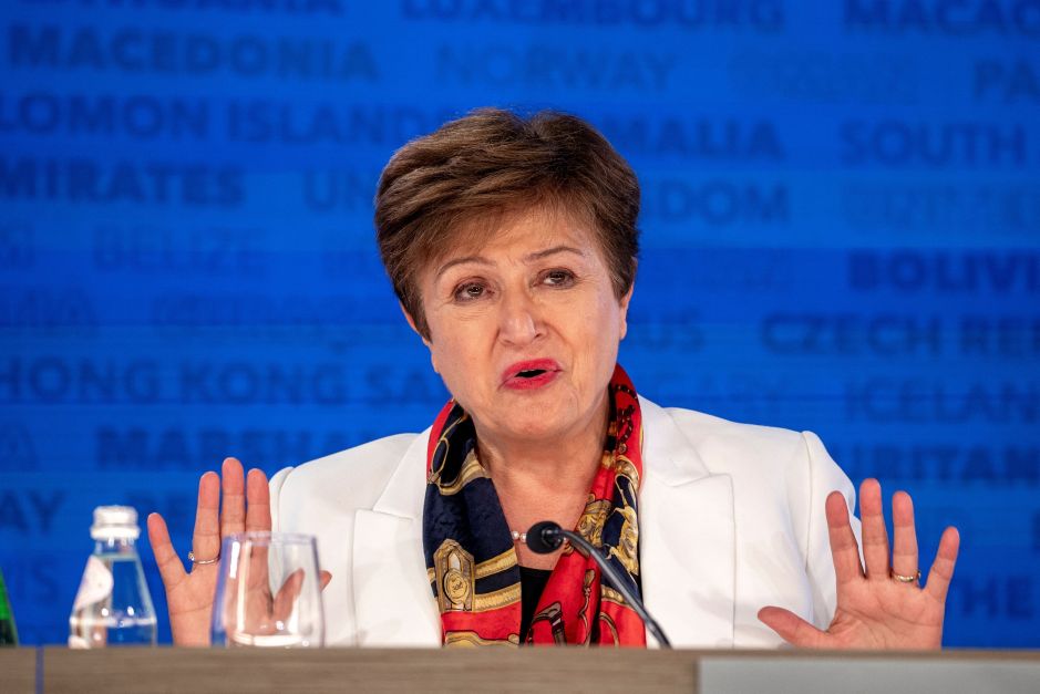 Inflação global ainda não foi completamente derrotada, diz Georgieva