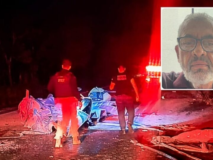 Motorista de 66 anos morre em colisão com carreta na BR-070