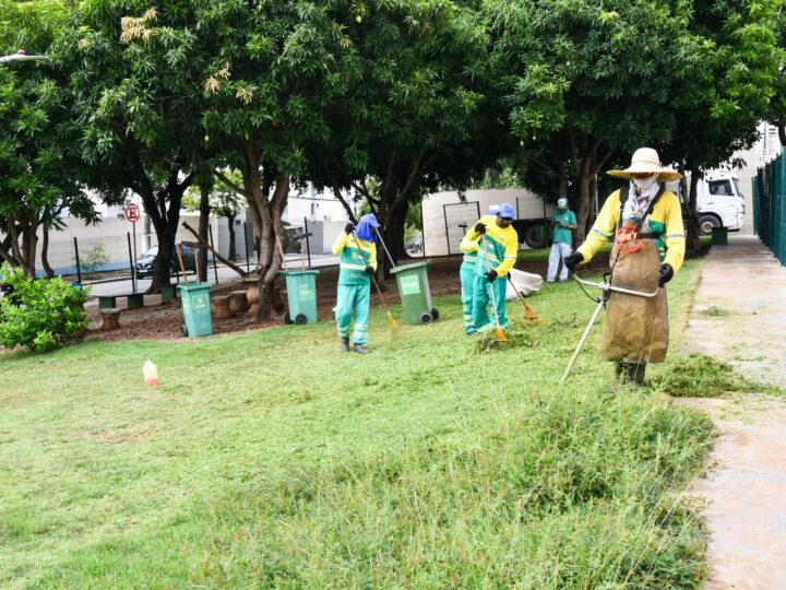 Mutirão de limpeza atende nove pontos da cidade neste final de semana