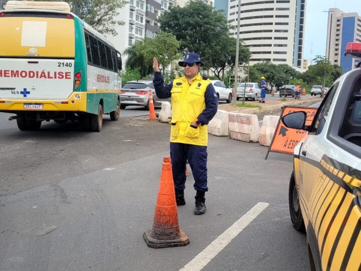 Nova interdição para obras altera trânsito na avenida Miguel Sutil, em Cuiabá