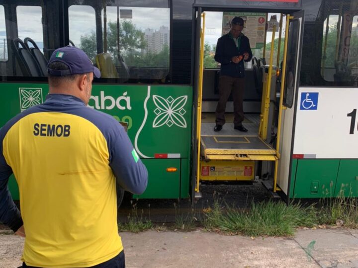 Nove ônibus com mais de 10 anos de fabricação são retirados de circulação em Cuiabá