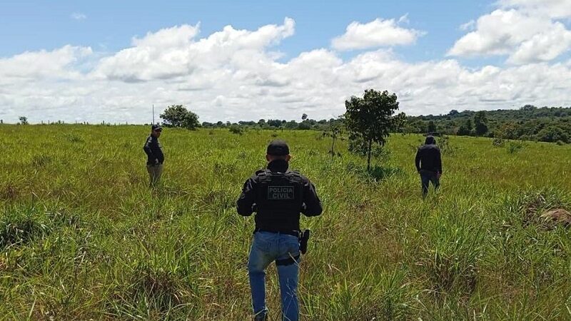 PJC realiza buscas em área de fazendas para localizar autor de homicídio de casal morto na frente do filho – Jornal Advogado – Em Mato Grosso