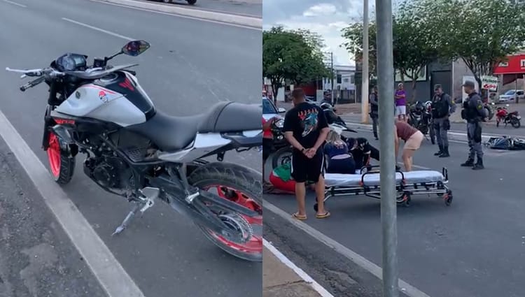 Casal morre em grave acidente de motocicleta na Estrada do Moinho em Cuiabá; veja vídeo