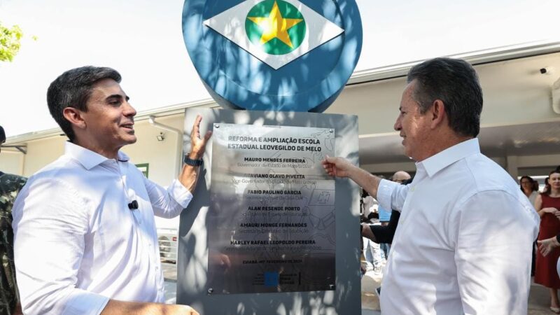 Com investimentos de R$ 8,1 mi, escola é modernizada e ganha bloco com quadra poliesportiva