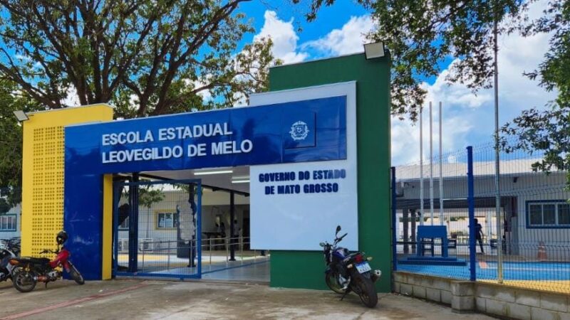 Governo de MT entrega reforma e ampliação de escola em Cuiabá nesta sexta-feira