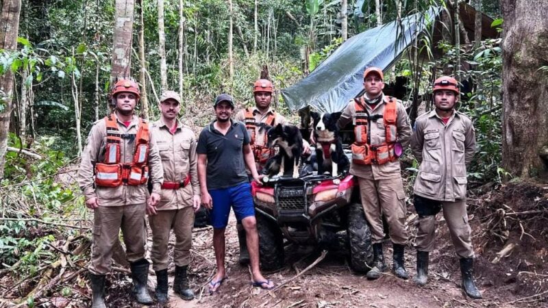 Homem que estava desaparecido há 12 dias na Floresta Amazônica entre MT e RO é resgatado