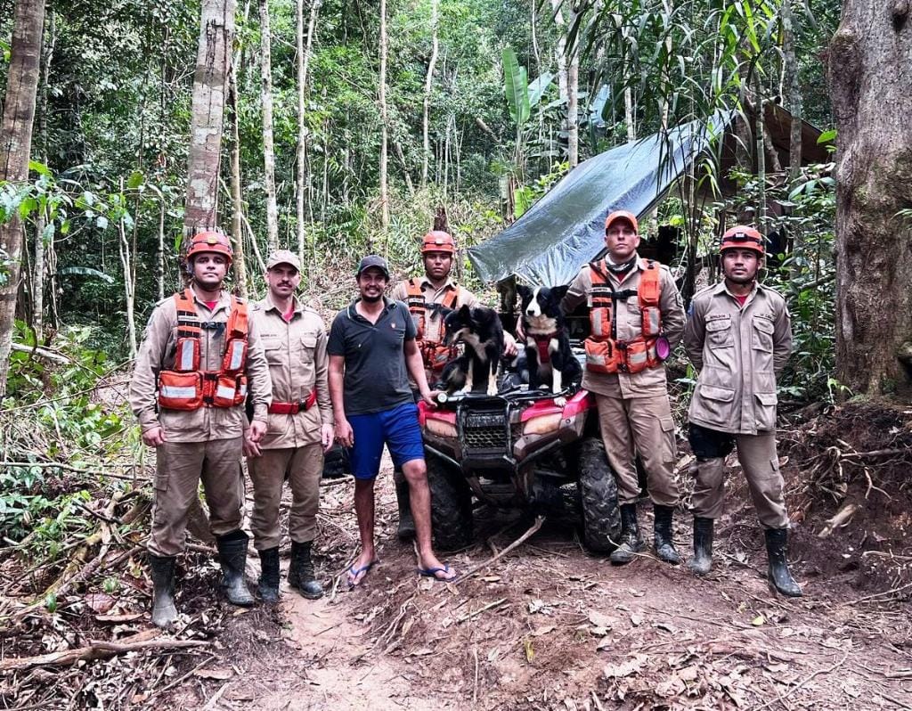 Homem que estava desaparecido há 12 dias na Floresta Amazônica entre MT e RO é resgatado