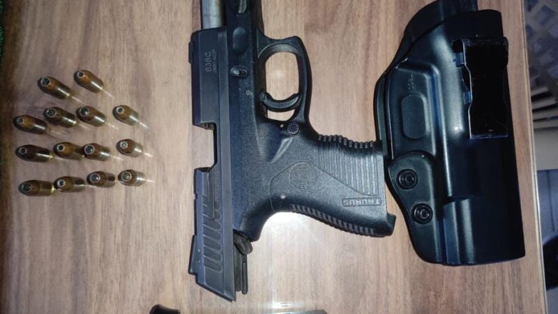 Homem que tentou matar esposa é preso com pistola usada no crime em Cuiabá