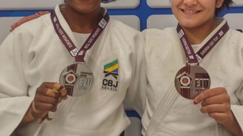 Judocas brasileiras fazem dobradinha no pódio do Open Europeu