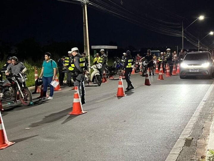 Motociclista é preso e 80 veículos são apreendidos durante Operação Lei Seca em Cuiabá