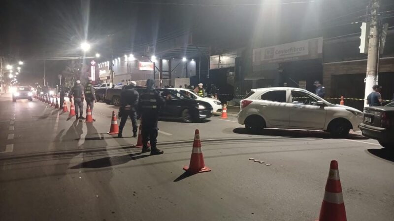 Nove motoristas são detidos em flagrante por embriaguez e falta de habilitação em Várzea Grande