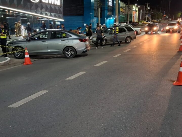 Operação Lei Seca em Cuiabá resulta em 14 pessoas presas na madrugada deste domingo